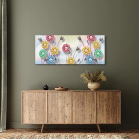 Obraz - Farebná lúka (120x50 cm)