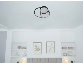 LED Stmievateľné stropné svietidlo LED/60W/230V 3000-6500K čierna + diaľkové ovládanie