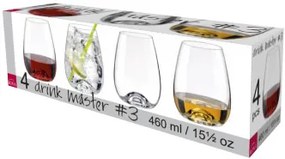 Rona Poháre DRINK MASTER 460 ml, 4 ks