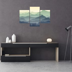 Obraz - Forest Mountain (90x60 cm)