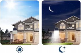 LED stmievateľný solárny reflektor LED/50W/3,2V 5000K 6000 mAh IP65 čierny + diaľkové ovládanie