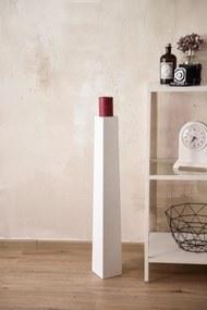 Váza OBELISK, sklolaminát, výška 80 cm, biely