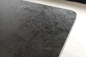 Rozkladací jedálenský stôl Alpine 43845 160/200x90cm Ceramik antracite - Komfort-nábytok