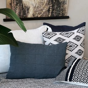 Chic Antique Prešívaný poťah na vankúš Midnight 40 × 60 cm
