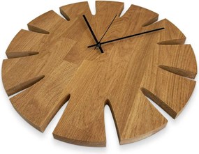 SENTOP | Drevené hodiny luxusný dizajn s prírodným spracovaním | SENTOP MAS014-AMBER-BLACK-30 analógové