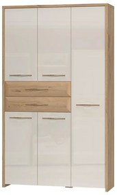 Skriňa 5d2s Gala V52 lakovaná Pacific Walnut/Beige