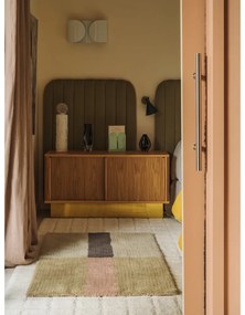 Ručne tkaný vlnený koberec 80x140 cm Chroma Dusty Pink – Lorena Canals