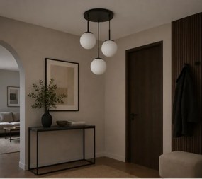 Brilagi - Luster na lanku MILO 3xE27/60W/230V čierny
