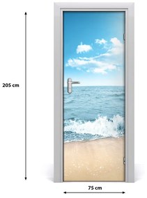Fototapeta na dvere pláž a more 75x205 cm
