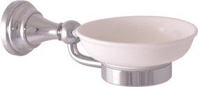 Slezák - RAV Mydelnička keramická MORAVA RETRO - MKA0300, Chróm