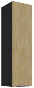 Horná kuchynská skrinka Carminia 30 G-108 1F (dub cremona + čierna). Akcia -17%. Vlastná spoľahlivá doprava až k Vám domov. 1128013