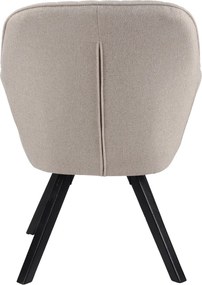 Jedálenská stolička Chrissy, béžová tkanina
