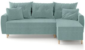 Rohová sedacia súprava Romeo Herbi 15 tyrkysový