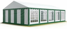 Párty stan Economy 5 x 10 m, zeleno-biela