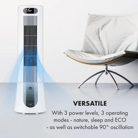 Klarstein Skyscraper Frost, ochladzovač vzduchu, 45 W, 7 l, 2 x chladiaci box, mobilný