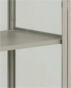 Sivá vitrína 77x186x35 cm Seaford – Actona