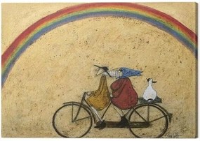 Obraz na plátne Sam Toft - Somewhere under a Rainbow, (50 x 40 cm)