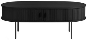 Dizajnový konferenčný stolík Vasiliy 120 cm čierny dub