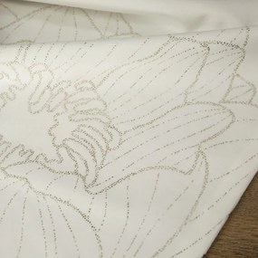 Dekorstudio Elegantný zamatový behúň na stôl BLINK 13 biely Rozmer behúňa (šírka x dĺžka): 35x220cm