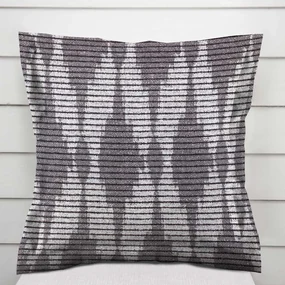 Biante Dekoračná obliečka na vankúš s lemom Leona LN-047 Svetlo sivé obrazce a pásiky 50 x 60 cm