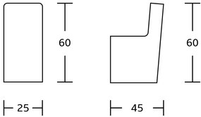 Mexen Adox, držiak na uterák, 1-háčik, čierna matná, 7018235-70