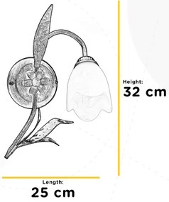ONLI - Nástenné svietidlo SONIA 1xE14/6W/230V