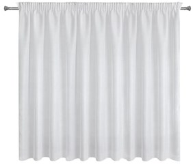 ZÁCLONA NA PÁSKE REBECCA 350X160 CM BIELA