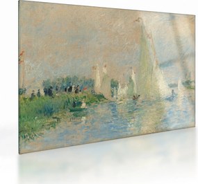 Sklenený obraz - Auguste Renoir, Regatta at Argenteuil, reprodukcia (70x50 cm)