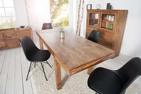 Rozkladací jedálenský stôl z masívu Pure sheesham 120-200cm