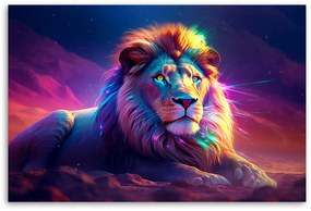 Gario Obraz na plátne Zamyslený lev a oddych Rozmery: 60 x 40 cm
