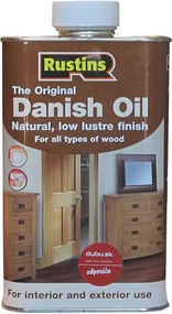 Dánsky olej Rustins Original Danish Oil na drevo a masívny nábytok 500 ml