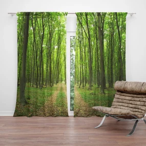Sablio Záves Cesta v lese: 2 ks 140x250 cm