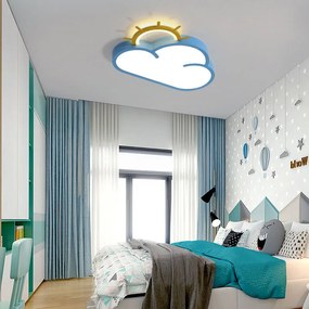 IKO LED stropná lampa s diaľkovým ovládačom – Modrý oblak