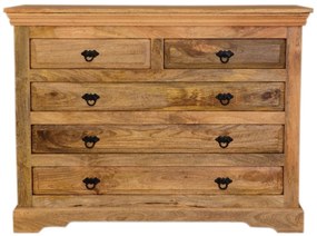 furniture-nabytek.cz - Zásuvková komoda z masívneho manga 120x90x45