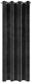 ZATEMŇOVACÍ ZÁVES NA KRÚŽKOCH RIA 140X250 CM ČIERNA