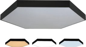 LED Stropné svietidlo LED/240W/230V 3000/4000/6500K pr. 120 cm čierna