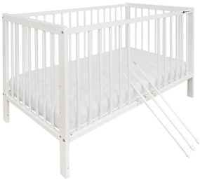 Wilsondo Detská postieľka 120x60 Kubulo - biela