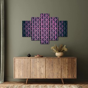 Obraz fialovej textúry (150x105 cm)