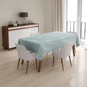 Sablio Obrus Biele lístky - 90x90 cm