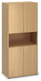 Vysoká skriňa ProOffice 80 x 47 x 178 cm, buk