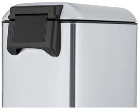 Pedálový odpadkový kôš z nehrdzavejúcej ocele v striebornej farbe 12 l Design – Wenko