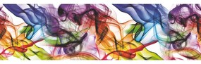 AG Art Samolepiaca bordúra Farebný dym, 500 x 14 cm