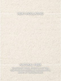 Krémový ručne tkaný vlnený koberec 160x230 cm Puristic Knots – Elle Decoration