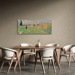 Obraz - Georges Seurat, A Summer Landscape, reprodukcia (120x50 cm)