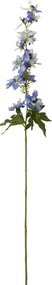 Dekorácia umelá modrá kvetina Delphinium blue - 10*10*94 cm