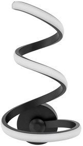 Toolight - LED nástenná lampa SPRING UP APP829-W, čierna matná, OSW-09181