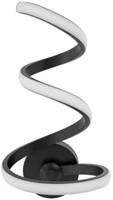 Toolight - LED nástenná lampa SPRING UP APP829-W, čierna matná, OSW-09181