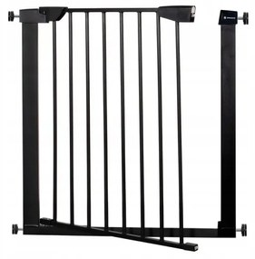 SPRINGOS Detská zábrana nastaviteľná 75-96 cm SPRINGOS BabyLock čierna