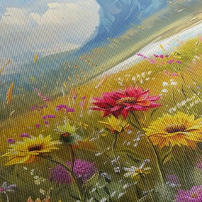Obraz - Maľovaná krajina (90x60 cm)