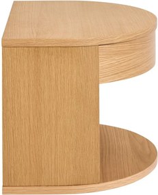 Nočný stolík v dekore duba v svetloprírodnej farbe Paron – Actona